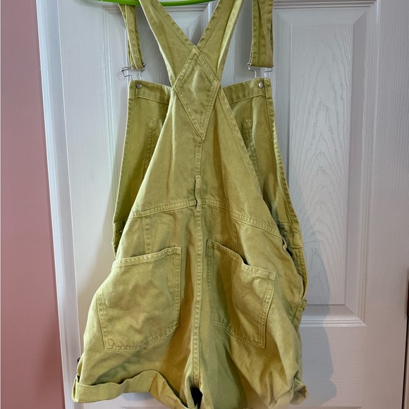 Free People Light Yellow Overalls - Picture 2 of 3